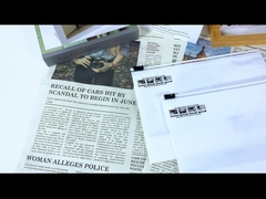 BOPP Odzież z zamknięciem zamkniętym Zipper Zamknięcie torebki torebki z logo dla odzieży