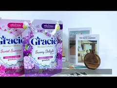 LDPE Doypack detergent do prania stand up spout pouch tkanina zmiękczacz Tanding pouch z spout