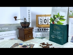 Zamknięte na zamówienie torby do kawy z płaską spodnią torbą do kawy z zamkiem do kawy 250g 500g 1kg