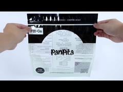 Niestandardowe drukowane plastikowe torby z zamkiem, worek do pakowania żywności do makaronów Pita Pancake Taco