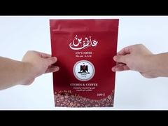 OEM ODM Zipper Coffee Bags Ziplock Self-Standing Coffee Bags For Coffee Tea Produkty do kawy i herbaty