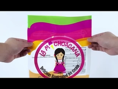 Drukowanie na zamówienie Zamknięte plastikowe worki opakowaniowe z przejrzystym oknem