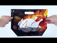 Zastosowane wydrukowane rozmiar Mikrowave używany torba do pakowania pieczonego kurczaka plastikowa torba kurczaka z zamkiem