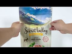 Spersonalizowane worki z płaskim dnem z tworzywa sztucznego 2KG, worki na kurczaka, worki do pakowania mięsa z zamkiem błyskawicznym