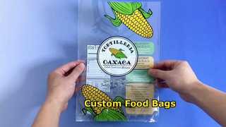 Niestandardowe szczelnie zamykane torby spożywcze na orzechy z mąki ryżowej
