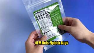 Niestandardowe torby Ziplock na orzechy i suszone owoce