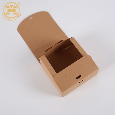 Customizable Kraft Paper Gift Packaging Box Foldable for Wedding Chocolate Cookie Candy with Ribbon