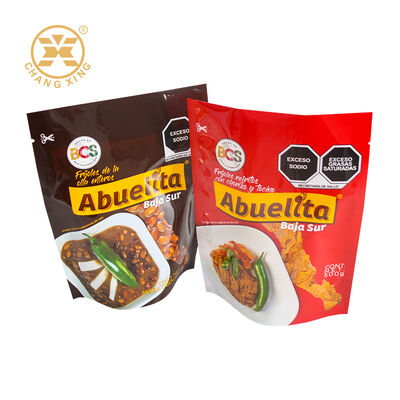 Custom Food Packaging Bags Customized Plastic Zipper Food Bags For Shrimp/Fish/Meat/Chicken Seafood Bags