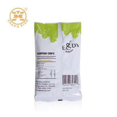 Oil Proof Stand Up Pouch with Nitrogen Flush and Resealable Zipper for Snack Food Packaging Bag