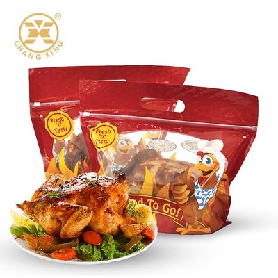 Anti Fog OPP Vacuum Packaging Bag Nylon Zip Lock Food Packaging Bags Roast Chicken