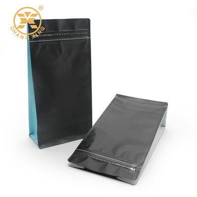 BOPP Kolorowa torebka na kawę 12 Oz Zipper Box z zaworem do ponownego zamykania