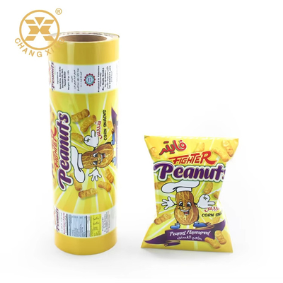 Laminat BOPP / VMCPP Film opakowaniowy Żywność Film uszczelniający cieplnie Puffing Food Roll Film Food Packaging Bag