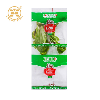 PET/CPP złożone worki do pakowania świeżych warzyw Bopp owoce plastikowe worki z logo na zamówienie