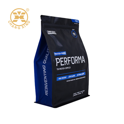 5 kg Torba z płaską spodnią torbą z matą, zamykania proteinowego w proszku, opakowanie z ośmioma stronami, opakowanie z pieczęcią