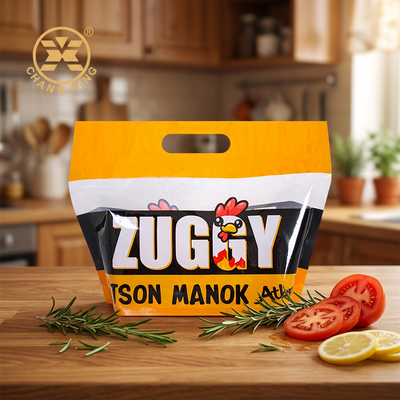 Torebki do pakowania pieczonego kurczaka z zamkiem błyskawicznym zapobiegające zaparowaniu