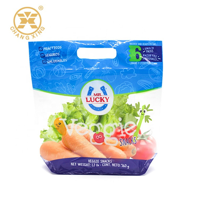BOPP Plastikowy otwór do uwalniania powietrza Stand Up Pouch Zipper Fruit Bags Warzywa