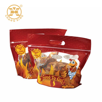 2 kg grillowany pieczony kurczak Cpp Zip Pouch Opakowanie na żywność z uchwytem
