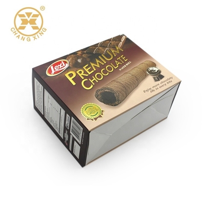 CMYK Pyłoszczelne cukierki na przekąski Kartonowe pudełka do pakowania Niestandardowe pudełka do czekoladek OEM
