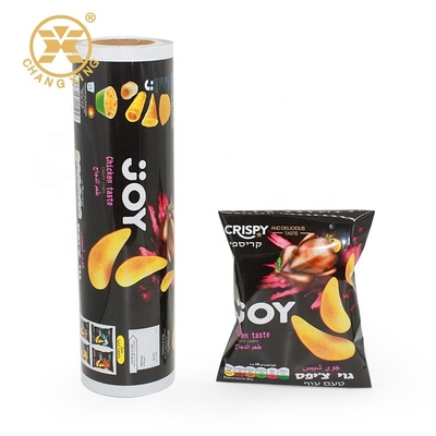 Laminowane opakowania do żywności BOPP / VMCPP Folia z tworzywa sztucznego Rolka chipsów ziemniaczanych